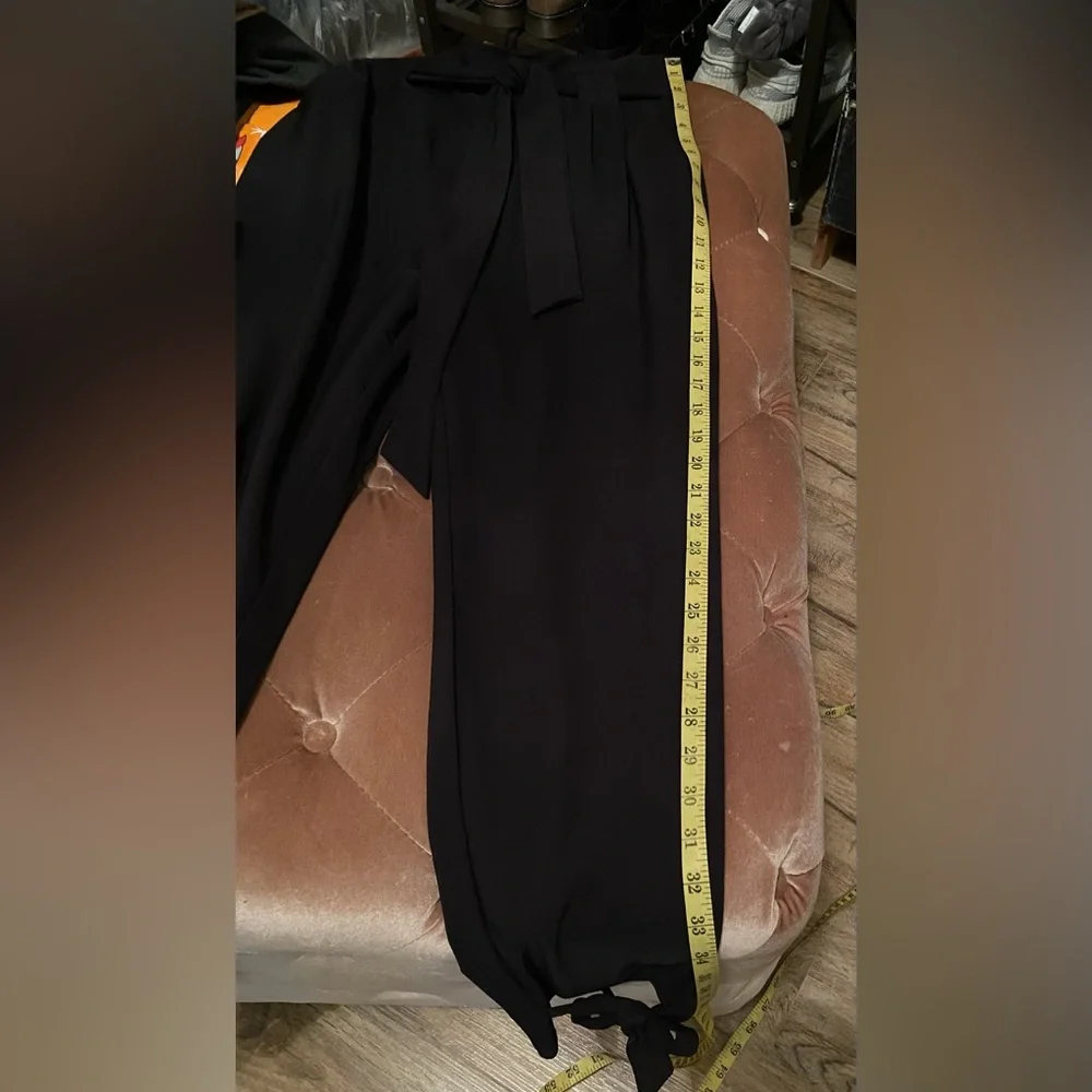 GRACE KARIN Black High Waisted Ankle Bow Pants - Picture 14 of 16